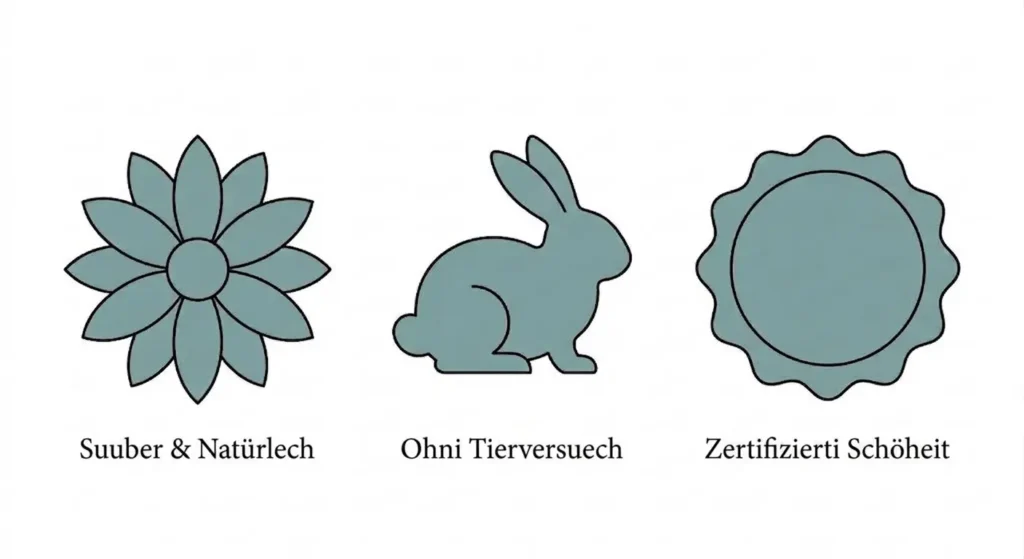 Anerkannte Siegel für tierversuchsfreie und vegane Kosmetik